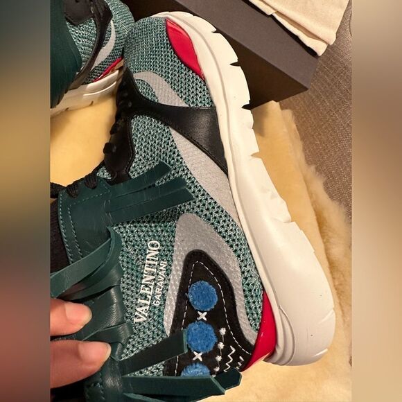 Valentino Garavani kilted mid lightweight sneaker size EU39, US 6 - Picture 5 of 14